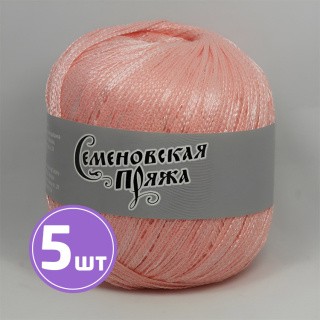 Пряжа Семеновская Test 86 (21199), розовый персик+В_х1, 5 шт. по 100 г Пряжа Семеновская Test 86 (21199), розовый персик+В_х1, 5 шт. по 100 г