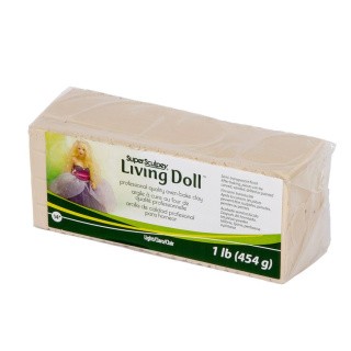 Полимерная глина Sculpey Super Living Doll, 3 светло-бежевый, 454 г