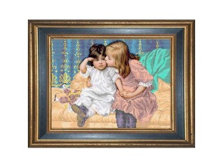 Рисунок на ткани «Сестренки» Рисунок на ткани «Сестренки»
