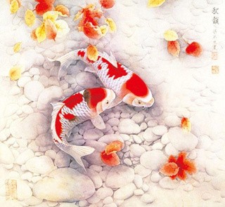 Алмазная вышивка «Карпы Кои» Алмазная вышивка «Карпы Кои»