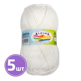 Пряжа Alpina MARTA (003), молочный, 5 шт. по 100 г Пряжа Alpina MARTA (003), молочный, 5 шт. по 100 г