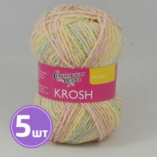 Пряжа Семеновская Krosh (8736), шампань-мультиколор, 5 шт. по 50 г Пряжа Семеновская Krosh (8736), шампань-мультиколор, 5 шт. по 50 г