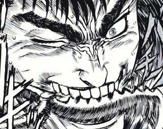 Картина по номерам «Берсерк Berserk манга аниме: Гатс чб» Картина по номерам «Берсерк Berserk манга аниме: Гатс чб»