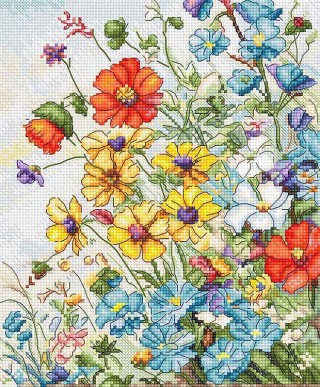 Набор для вышивания «Wildflowers (Полевые цветы)» Набор для вышивания «Wildflowers (Полевые цветы)»
