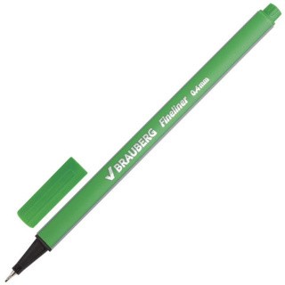 Ручка капиллярная (линер) BRAUBERG «Аero», светло-зеленая