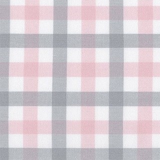 Ткань для пэчворка Brooklyn Plaid Flannel, 146 г/м², 100х110 см, 100% хлопок, цвет: PINK, Peppy