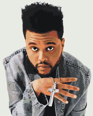 Картина по номерам «Музыкант The Weeknd Викенд 7»