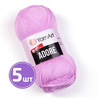 Пряжа YarnArt Adore (362), астра, 5 шт. по 100 г Пряжа YarnArt Adore (362), астра, 5 шт. по 100 г