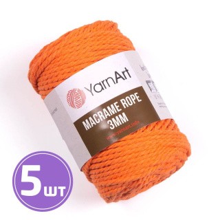Пряжа YarnArt Macrame rope 3 мм (770), абрикос, 5 шт. по 250 г Пряжа YarnArt Macrame rope 3 мм (770), абрикос, 5 шт. по 250 г