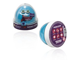 Жвачка для рук Nano Gum, светится в темноте синим, 50 г Жвачка для рук Nano Gum, светится в темноте синим, 50 г
