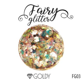 Глиттер серии FairyGlitter, Goldy, 15 г