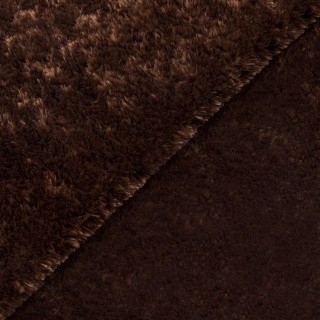 Плюш, 48x48 см, 288 г/м2, 100% полиэстер, цвет: коричневый/brown, Peppy