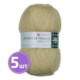 Пряжа Пехорка Ангорская теплая (1076), светло-фисташковый, 5 шт. по 100 г Пряжа Пехорка Ангорская теплая (1076), светло-фисташковый, 5 шт. по 100 г