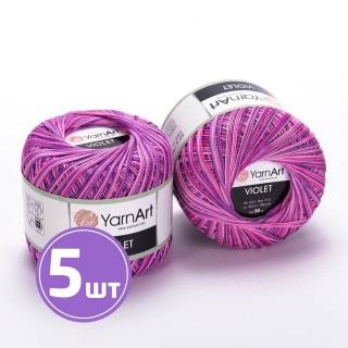 Пряжа YarnArt Violet Melange (508), мультиколор, 5 шт. по 50 г Пряжа YarnArt Violet Melange (508), мультиколор, 5 шт. по 50 г