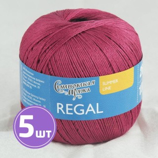 Пряжа Семеновская Regal (77), вишня 5 шт. по 100 г Пряжа Семеновская Regal (77), вишня 5 шт. по 100 г
