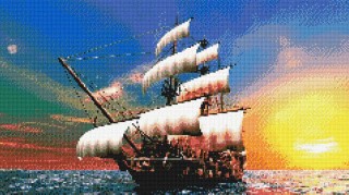 Алмазная вышивка «Парусник» Алмазная вышивка «Парусник»
