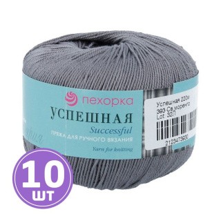 Пряжа Пехорка Успешная (393), светлый моренго, 10 шт. по 50 г Пряжа Пехорка Успешная (393), светлый моренго, 10 шт. по 50 г