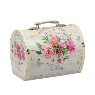 Декоративная шкатулка-сундучок «Пионы» Декоративная шкатулка-сундучок «Пионы»