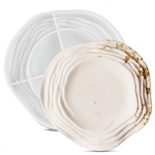 Силиконовый молд - Тарелка/блюдо, 16x15,5см, 1 шт. Силиконовый молд - Тарелка/блюдо, 16x15,5см, 1 шт.