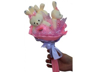 Набор для создания букета «Клубничка» Набор для создания букета «Клубничка»