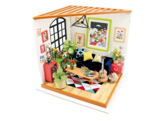 Набор для создания миниатюры (румбокс) «Гостиная музыканта» Набор для создания миниатюры (румбокс) «Гостиная музыканта»