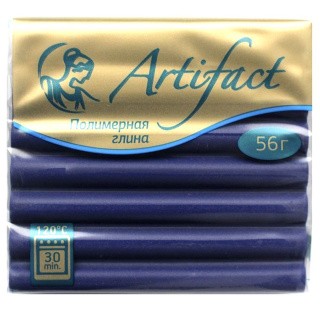 Полимерная глина Артефакт с повышенной прочностью Classic, цвет: 4612 черный виноград, 56 г Полимерная глина Артефакт с повышенной прочностью Classic, цвет: 4612 черный виноград, 56 г