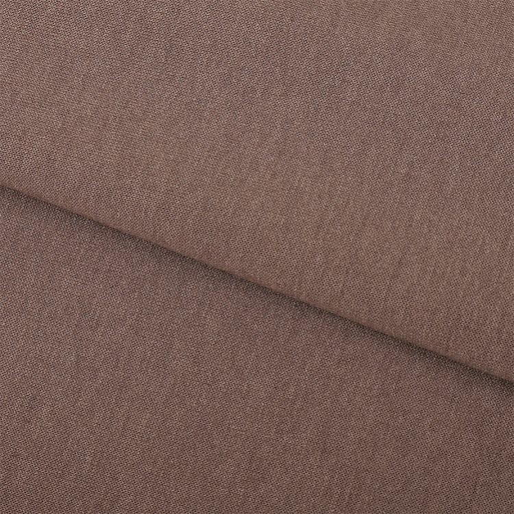 Ткань трикотаж Футер 2х нитка, петля, с лайкрой, 6 м, ширина 180 см, 230 г/м2, пенье, цвет: латте, TBY — картинка 4