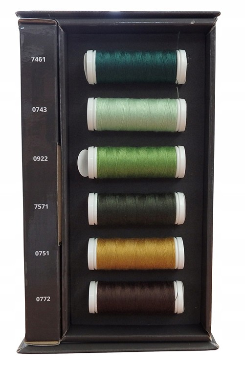 Набор ниток Talia 120/200м «Эксклюзивный», 24 цвета, Ariadna — картинка 5