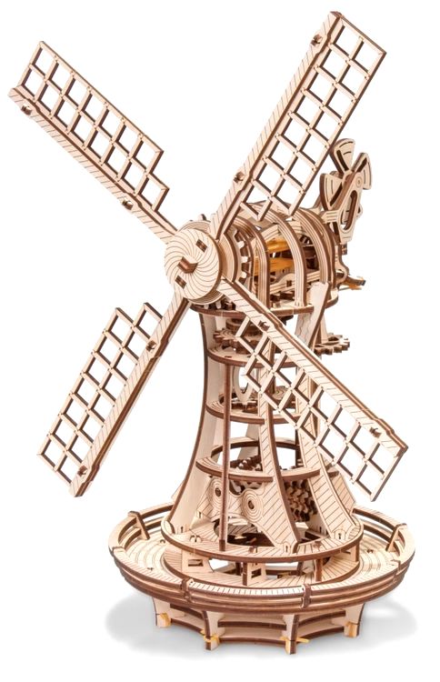 Сборная модель 3D «Ветряная мельница», Eco Wood Art