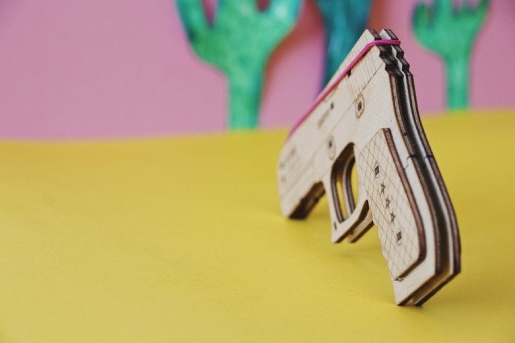 Конструктор из дерева «Резинкострел Rubber Gun», UNIWOOD — картинка 3