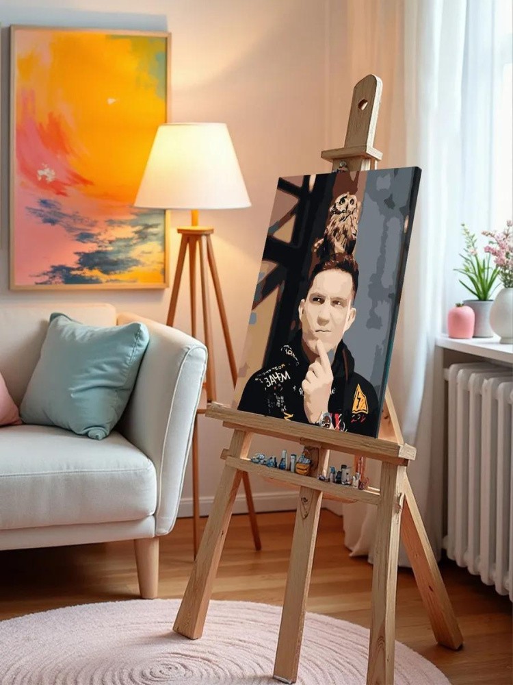 Картина по номерам «Дима Масленников и сова» — картинка 9