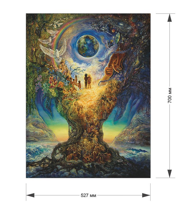 Деревянные пазлы DAVICI «Дерево жизни. Миллениум (Millenium tree)» — картинка 2