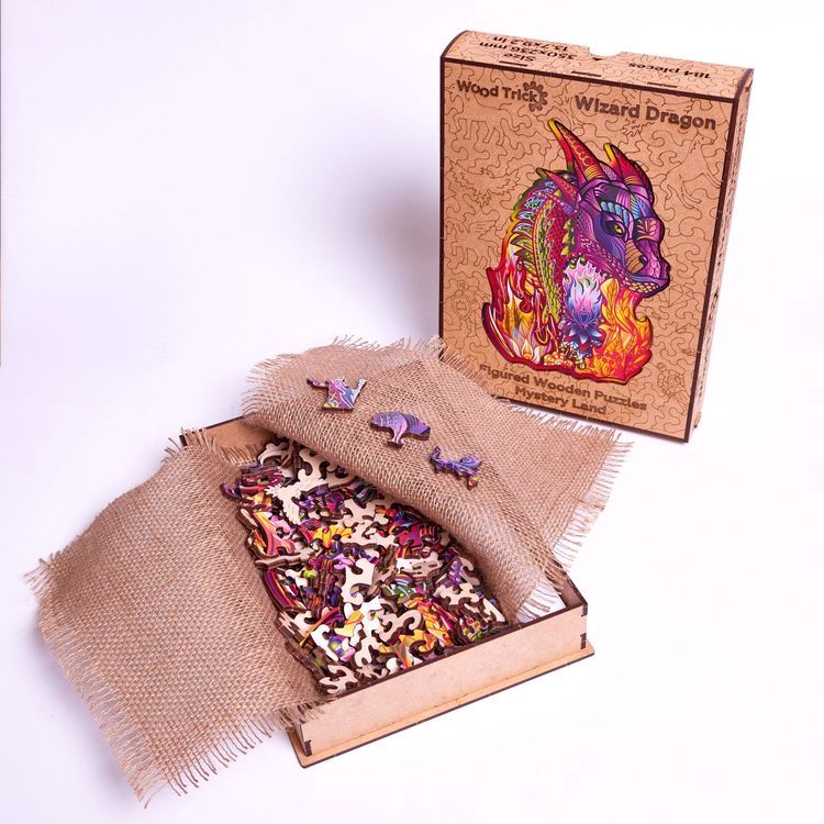 Деревянный пазл Wood Trick «Волшебный Дракон» — картинка 9