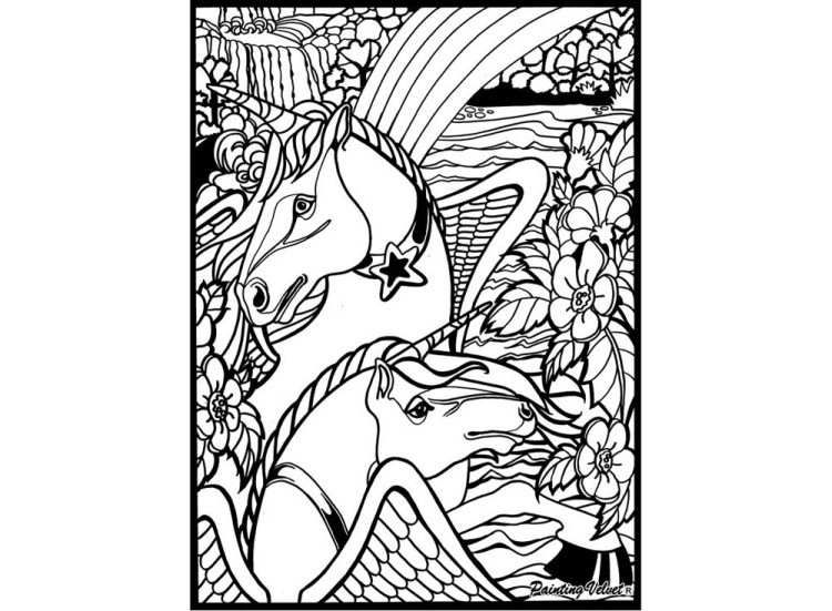 Коробка-раскраска «Лошади» + 10 маркеров — картинка 9