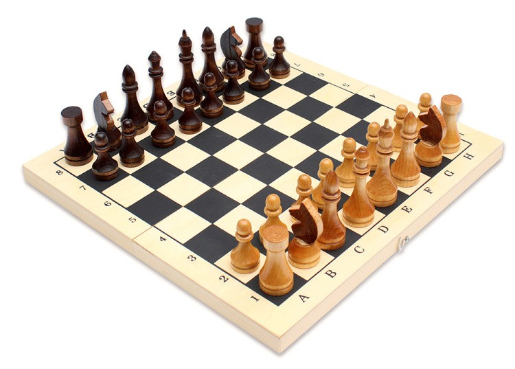 Шахматы деревянные гроссмейстерские (42Х21 см)