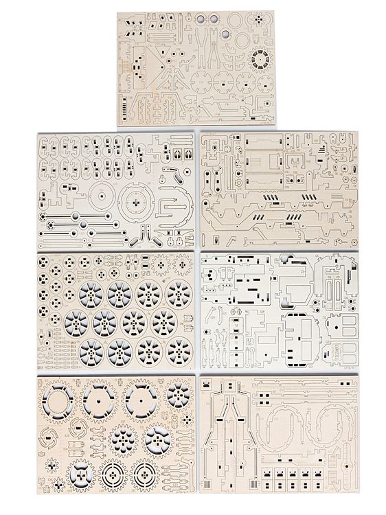 Деревянный конструктор Локомотив — картинка 2