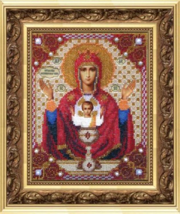 Набор для вышивки бисером «Икона Божьей Матери Неупиваемая чаша»