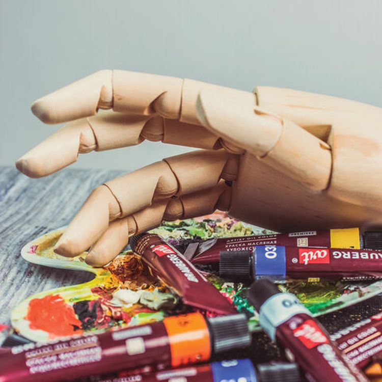 Манекен художественный «Рука», высота 30 см., мужская правая, дерево, BRAUBERG ART CLASSIC — картинка 6