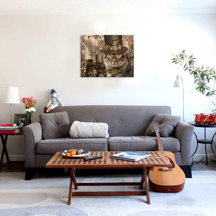 Картина по номерам «Кот в шляпе» — картинка 4