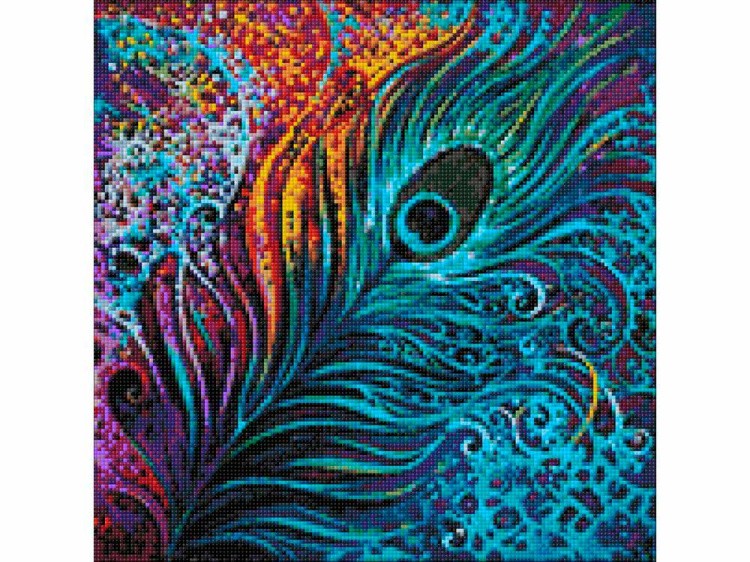 Алмазная вышивка «Волшебное перо» — картинка 2