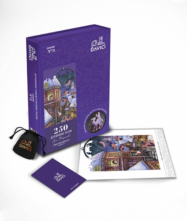 Деревянные пазлы DAVICI «Рождественский ангел» — картинка 8