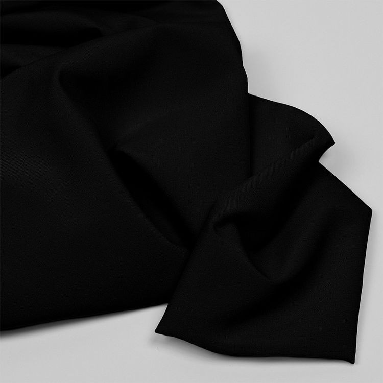 Ткань Софт Ниагара, 80 г/м², 5 м, ширина 150 см, цвет: черный, TBY — картинка 5