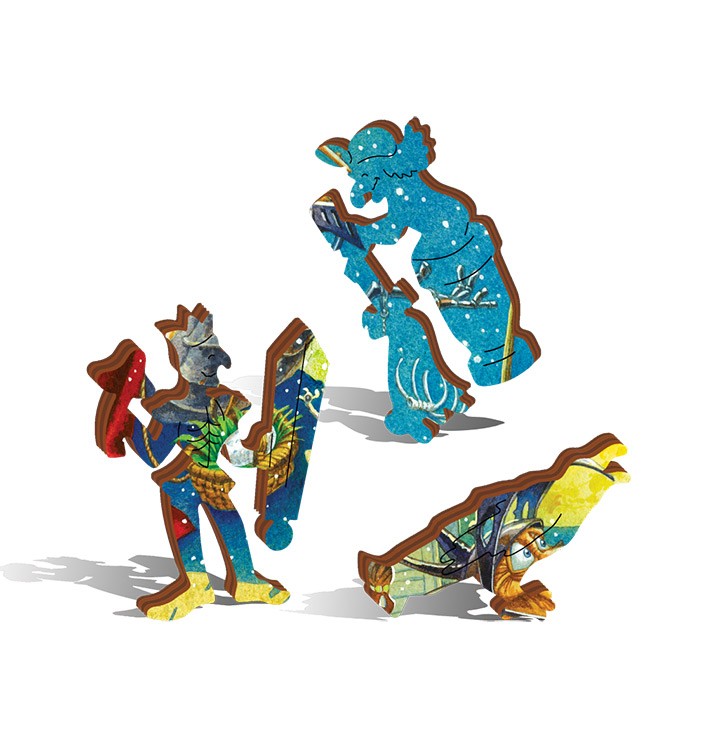 Деревянные пазлы DAVICI «Кощеева дружба» — картинка 5