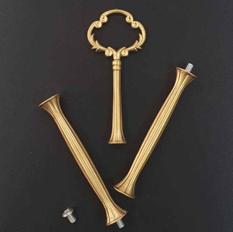 Фурнитура для фруктовницы (под покраску жидкой поталью), ResinArt — картинка 3