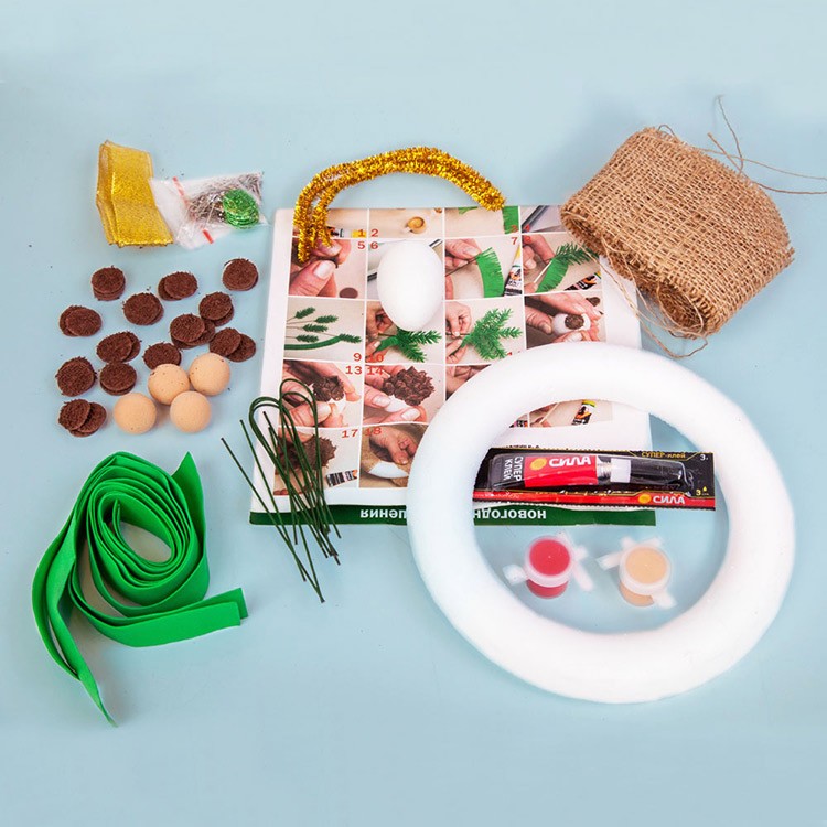 Набор для творчества «Новогодний венок» — картинка 2