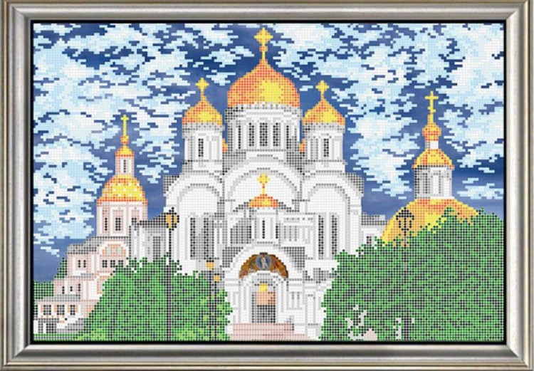 Рисунок на ткани «Свято-Троицкий Серафимо-Дивеевский женский монастырь»