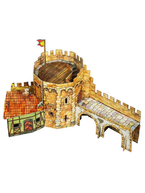 Сборная модель из картона «Угловая башня» — картинка 2