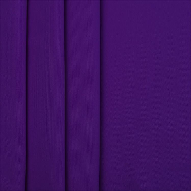 Ткань трикотажная Бифлекс матовый, 6 м, ширина 150 см, 190 г/м², цвет: 5005 фиолетовый, TBY — картинка 2
