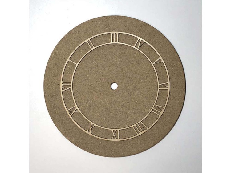 Накладной циферблат для создания часов, диаметр 18,5 см, 1 шт., ResinArt