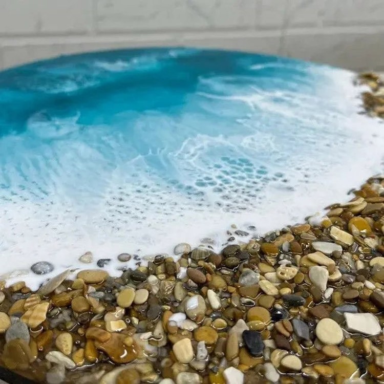 Особо вязкая смола для рисования Aquaglass Heavy 6 кг, RU-SMOLA — картинка 5